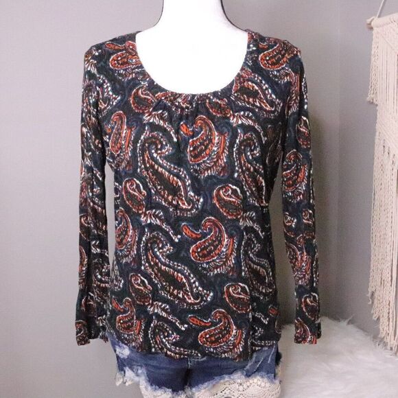 Talbots‎ | Paisley Print Knit Top MP - Picture 2 of 7